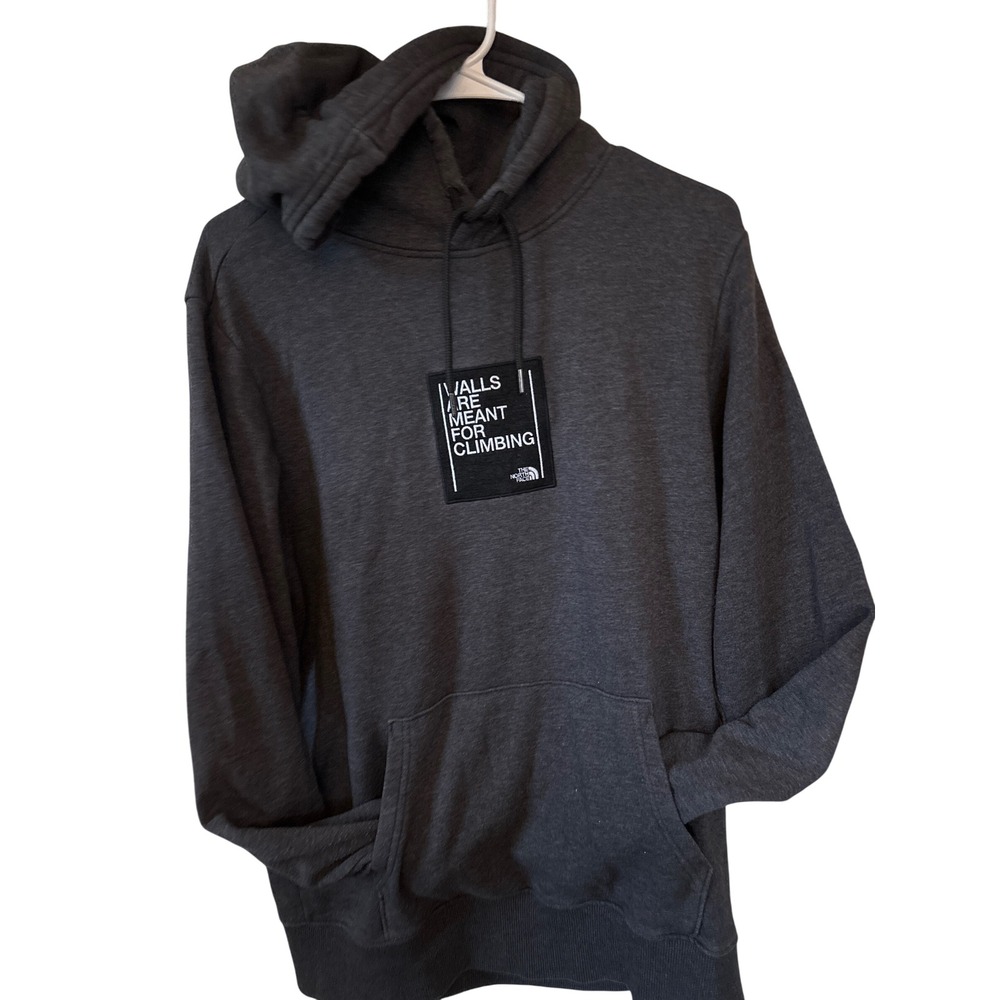 The North Face Pullover Hoodie Unisex Medium Dark Grey walls aren't meant for
